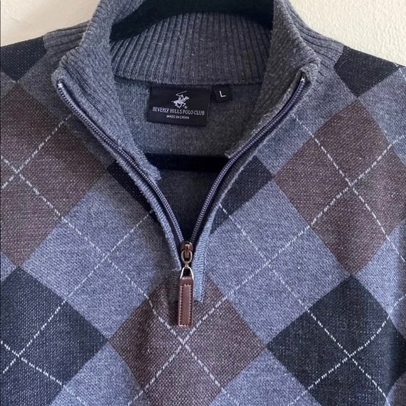 Beverly Hills Polo Club Sweater Sz L - Picture 3 of 9